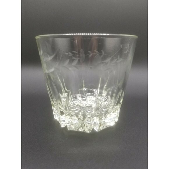 Princess House Heritage Pattern Glass Ice Bucket and Tongs - Picture 3 of 11